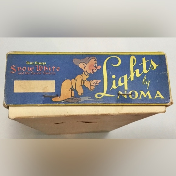 ❤️EXTREMELY RARE 1938 SNOW WHITE & THE SEVEN DWARFS NOMA LIGHT SET❤️ - Picture 12 of 16